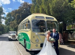 Vintage coach for weddings in Birmingham